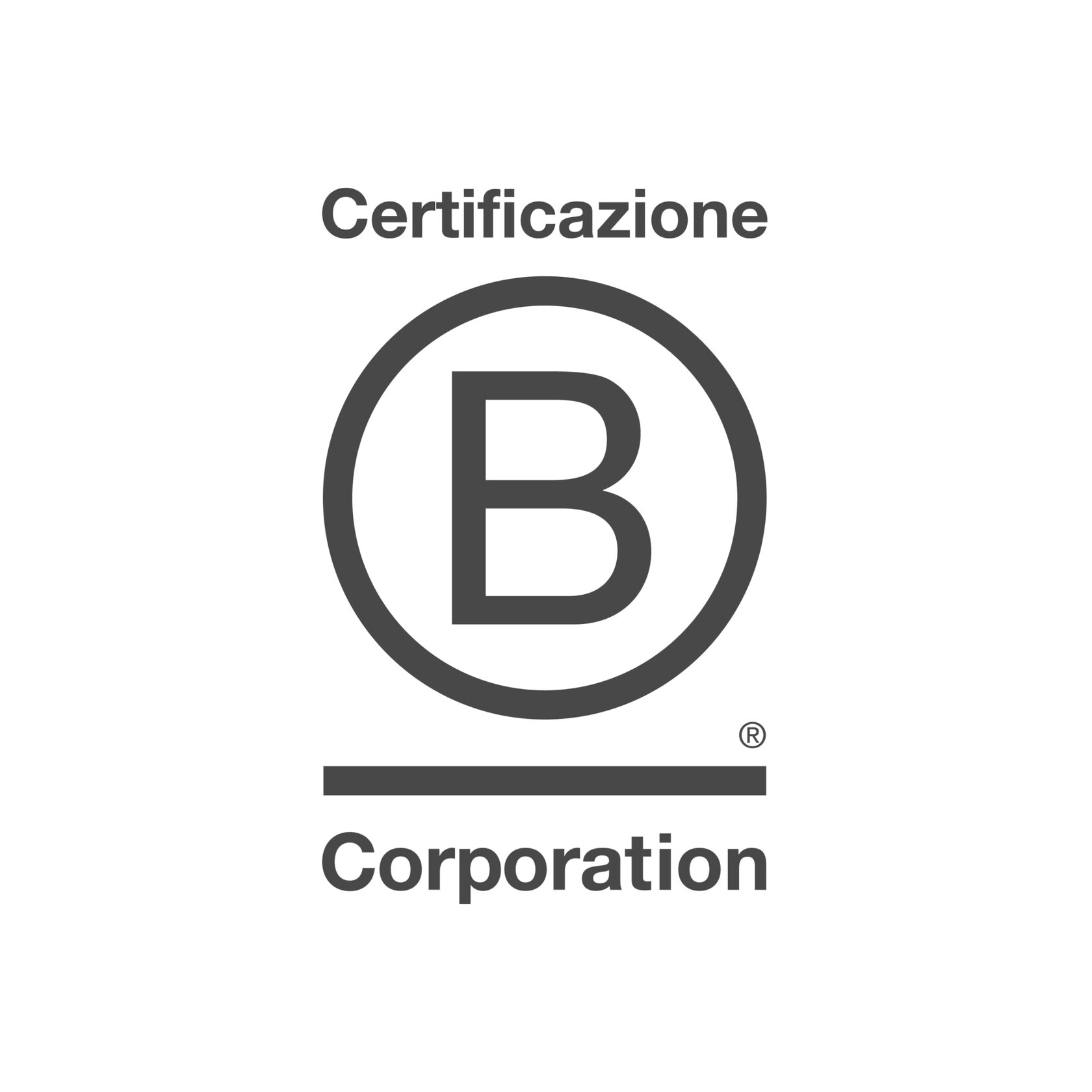 Logo Certificazione B Corporation